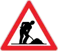 Roadworks area