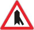 Merging traffic on right