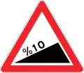 Steep ascent