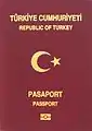 Passport of Turkey (Pasaport) issued until 1 April 2018