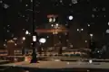 Rare snowfall at Government Plaza, downtown. The central gazebo was renamed to Bicentennial Square on December 13, 2018, Tuscaloosa's 199th birthday.