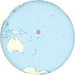 Location of Tuvalu