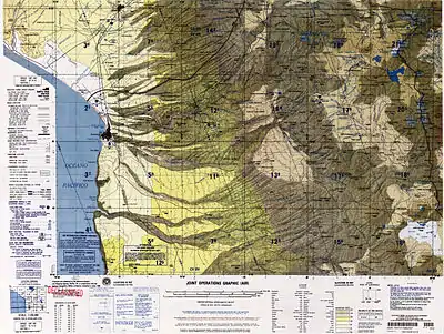 Map of Arica y Parinacota Region