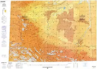 Map including Makit (labeled as Markit (Mai-kai-t'i)) (DMA, 1984)