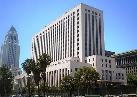 The 1940 Spring Street Courthouse, NW corner Temple/Main, 2008