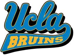 UCLA logo written in blue and gold script