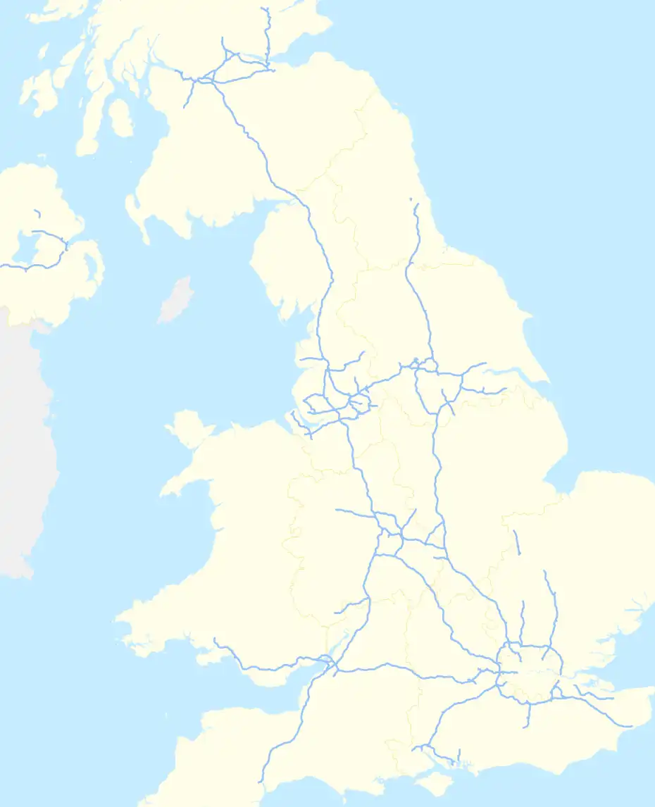 Dartford Crossing is located in UK motorways