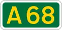 A68 shield