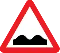 Uneven road