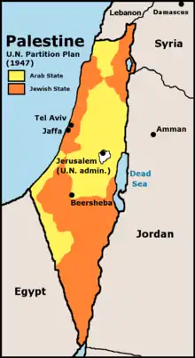 Image 38United Nations Partition Plan for Palestine, 1947 (from History of Israel)