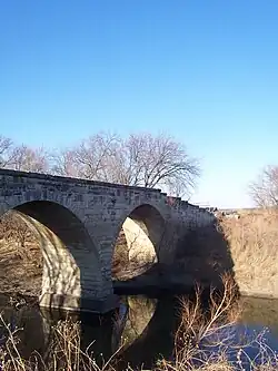 1886 Clements Stone Arch Bridge over Cottonwood River (2006)