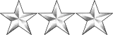 three silver stars