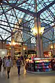 Pedestrian crossroads inside mall