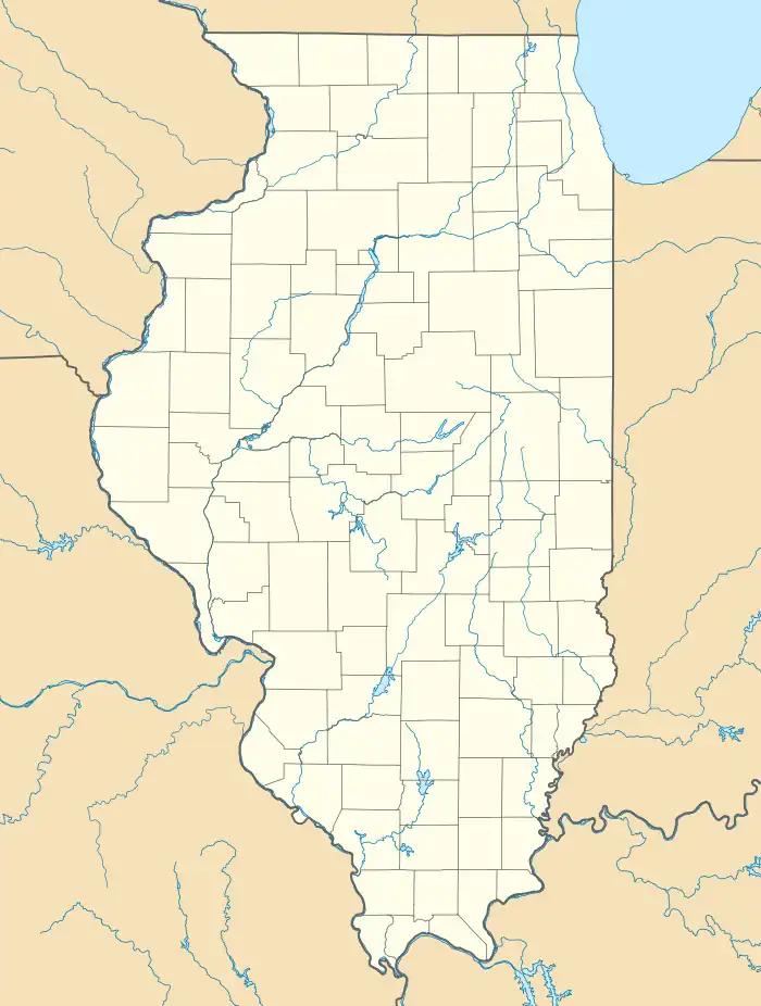 Location of Hennepin Canal Parkway State Park within Illinois