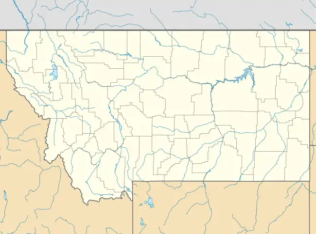 Continental Oil Company Filling Station is located in Montana