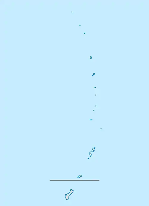 TT01 is located in Northern Mariana Islands