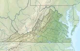 Location of Accotink Creek mouth