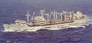 USNS Ponchatoula (T-AO-148) at sea