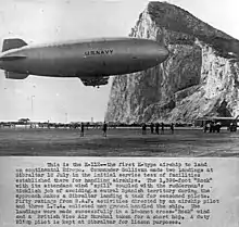 Goodyear ZNP-K ships of United States Navy Blimp Squadron ZP-14 coordinated their anti-submarine warfare operations with RAF Gibraltar in 1944.