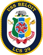 USS Beloit Coat of Arms