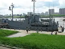 Image 10The captured USS Pueblo being visited by tourists in Pyongyang (from History of North Korea)