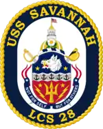 USS Savannah Coat of Arms