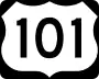 U.S. Route 101 marker