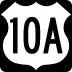 U.S. Route 10A marker