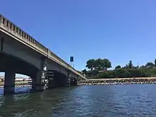 Looking east toward Idaho, from underneath the bridge