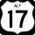 U.S. Highway 17 Alternate marker