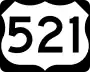 U.S. Route 521 marker