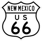 US 66 route marker