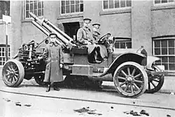 US 75mm gun M1916 AA on White 2.5-ton truck mount.