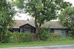 Wooden house in Uhrusk