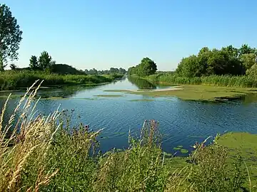 Mouth of the Notecki canal into the Bydgoszcz Canal