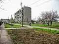 An apartment block in Toretsk