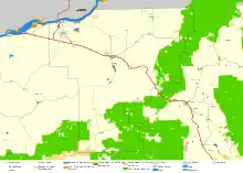 Map of Umatilla County