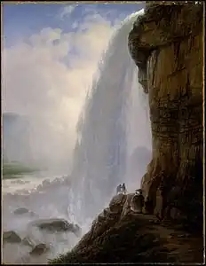 Underneath Niagara Falls (1862), Metropolitan Museum of Art