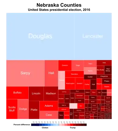 Image 17Treemap of the popular vote by county, 2016 presidential election (from Nebraska)