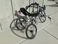 University of Wisconsin-Milwaukee narrow-track, tilting, recumbent trike (1F3T)