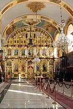 Interior of the Orthodox Church of the Holy Virgin in Zemun, 1774