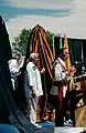 Unveiling of statue at Ohkay Owingeh pueblo