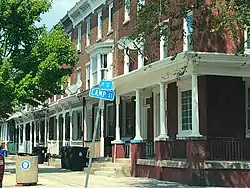 Housing stock along 6th Street Uptown