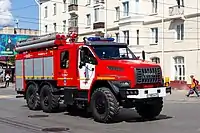 An Ural engine with the Russian State Fire Service