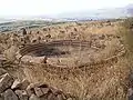 Archaeological work being done to understand the architecture of the fallen church