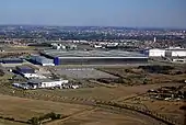 View of Airbus facilities in Blagnac.