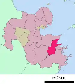 Location of Usuki