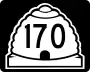 State Route 170 marker