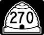 State Route 270 marker