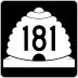 State Route 181 marker